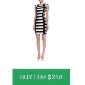 🖤 TRINA TURK🖤PHLOX STRIPE PONTE SHEATH DRESS🖤